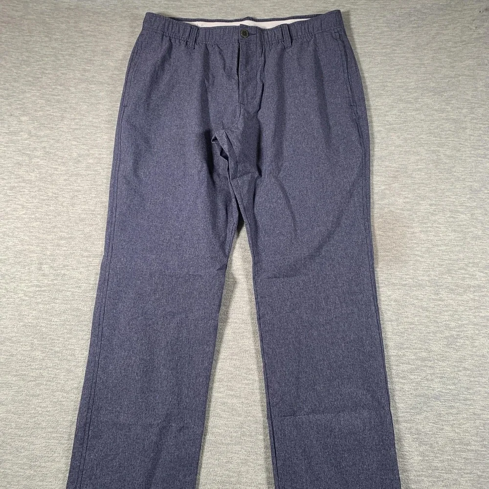 Under Armour Pants Mens 34x30 Blue Golf Lightweight Elastic Waist Performance